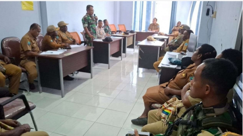 Rapat Pembentukan Panitia HUT RI Tingkat Kabupaten Yalimo. 