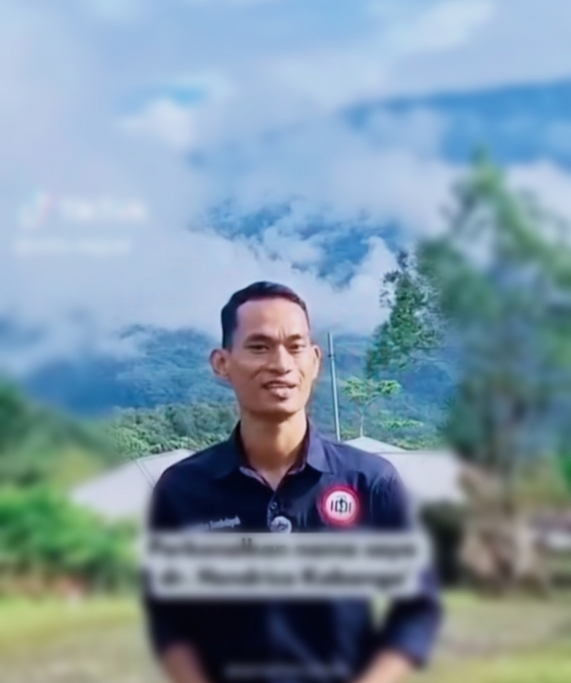 dr. Hendrico Kabanga, dokter Puskesmas Landikma, Kabupaten Yalimo, Papua Pegunungan.