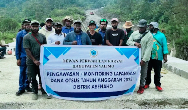 DPRK Yalimo Melakukan Monitoring Proyek. 